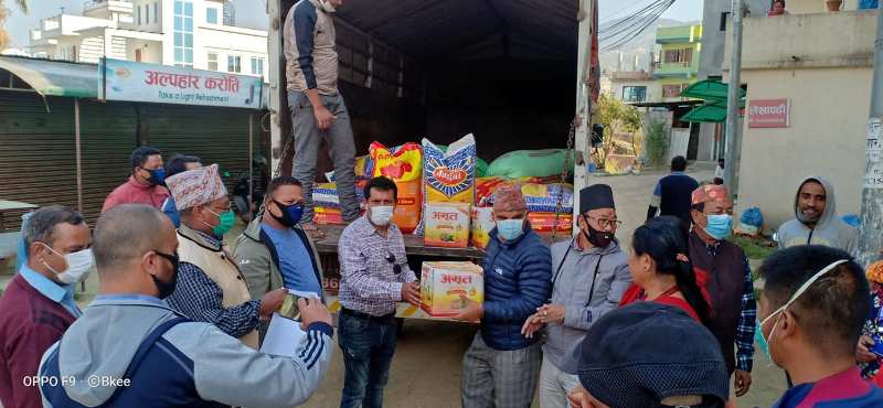 विपत कोषमा छाहारी साकोसको सहयोग