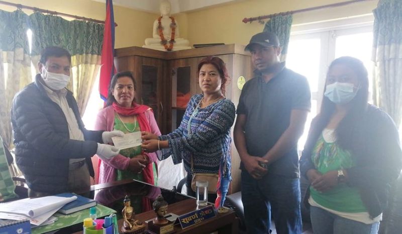 विपत कोषमा नेचुरल साकोसको सहयोग