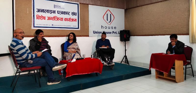 अनलाइन पत्रकारितालाई राज्यले विभेद गर्न पाउँदैनः अध्यक्षका प्रत्यासी