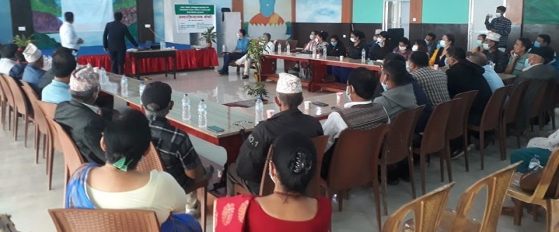 तीन जिल्लाका सहकारीसंग प्रदेश १ को विशिष्टिकृत संघको अन्तक्रिया