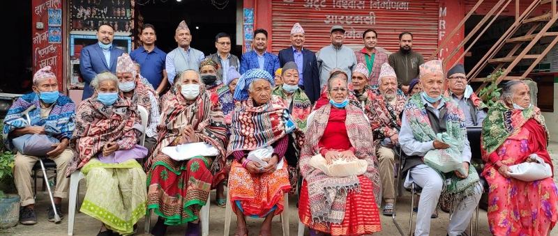 बुडोल सामुदायिक साकोसद्धारा ज्येष्ठ नागरिकलाई सम्मान