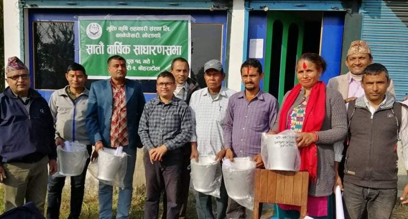 मुक्ति कृषि सहकारीको नाफा  २ लाख 