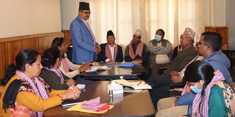 जिल्ला सहकारी संघ दोलखा र बागलुङबीच अन्तरक्रिया        