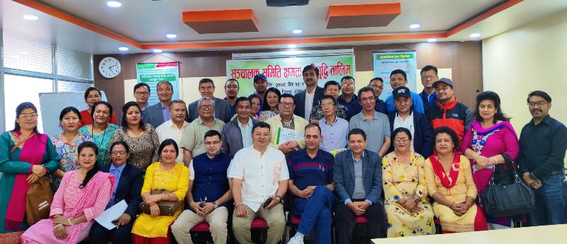 ललितपुर बचत संघद्धारा संचलाक समिति क्षमता अभिवृद्धि तालिम सम्पन्न