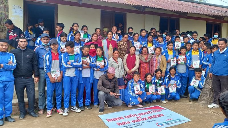 मिलिजुली कालिञ्चोक साकोसद्धारा बिधालयमा वित्तिय साक्षरता कार्यक्रम 