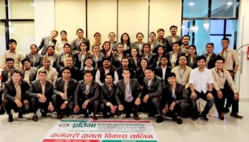 प्रतिभा सहकारीद्धारा कर्मचारीको क्षमता विकास तालिम