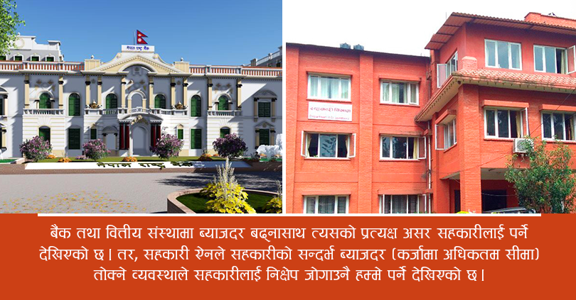 मौद्रिक नीतिले सहकारीको सन्दर्भ ब्याजदरमा दवाव