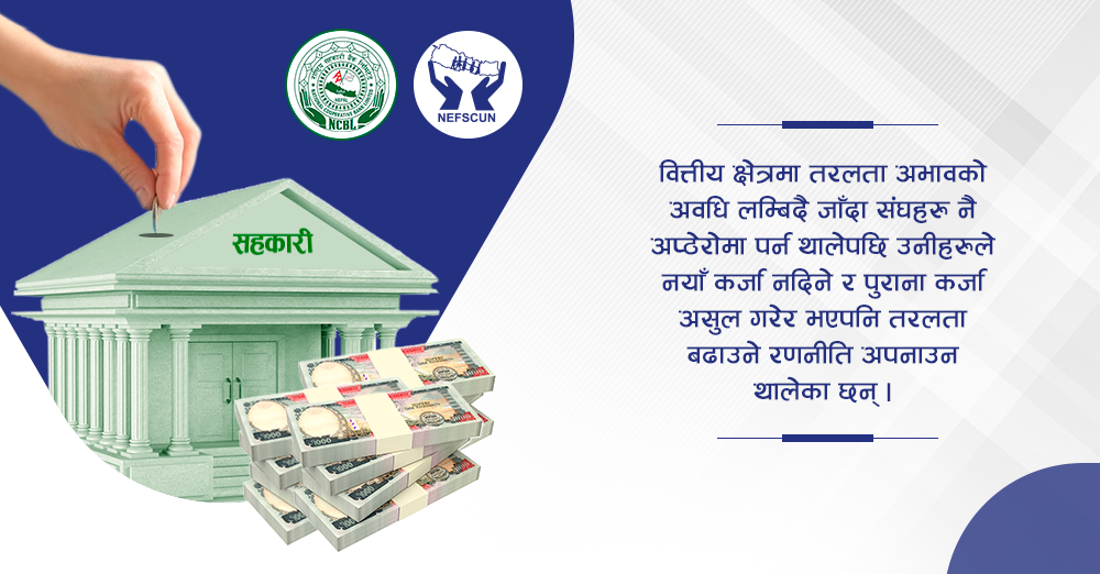 नेफ्स्कून र बैंकको रणनीति : कर्जा घटाएर तरलता बढाउने 