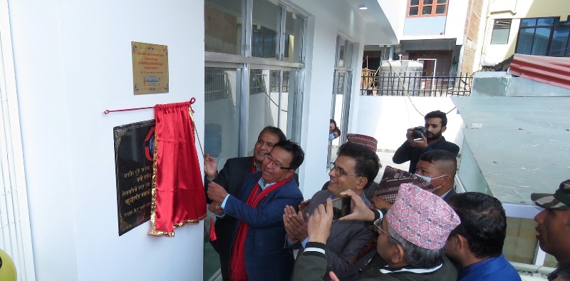 विन्धवासिनी साकोसको स्थापना दिवसमा बहुउद्देश्यीय भवन उद्धघाटन