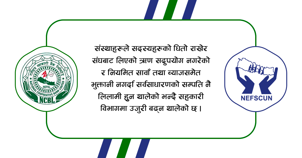 तेस्रो पक्ष धितोले सहकारी बैंक र नेफ्स्कूनको ऋण अप्ठेरोमा  