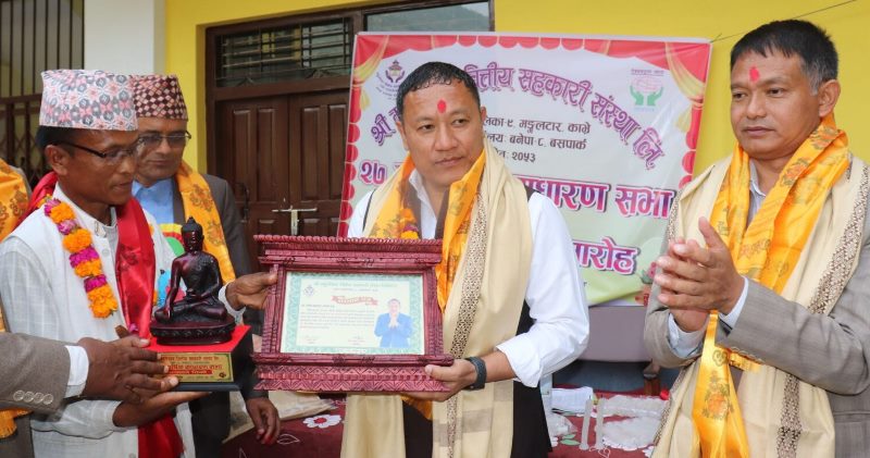 आर्थिक विकासमा सहकारीको भूमिका महत्वपूर्ण : मन्त्री तीर्थ लामा