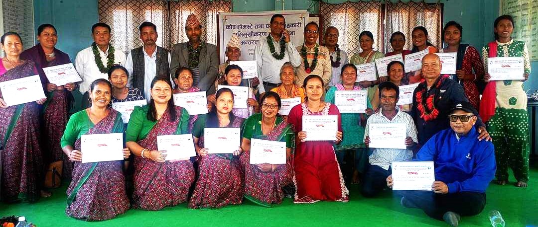कोप होमस्टे र पर्यटन सहकारी सम्बन्धी अभिमुखिकरण कार्यक्रम सम्पन्न