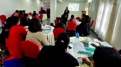 लक्ष्मी महिला साकोसद्धारा नेतृत्व क्षमता विकास कार्यशाला