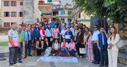 भक्तपुर जिल्ला बचत सघद्धारा कर योजना तालिम