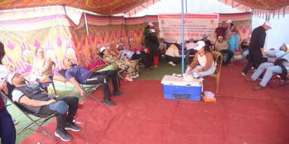 सहकारी दिवसमा पाँचतारा साकोसद्धारा रक्तदान कार्यक्रम