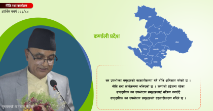कर्णाली प्रदेशको नीति तथा कार्यक्रममा सहकारी