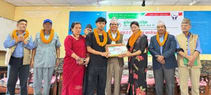 बुडोल सामुदायिक साकोसद्धारा एसइई परीक्षामा उत्तीर्ण २०७ जनालाई सम्मान 