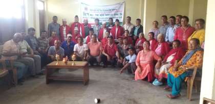 किपु साकोसको स्थापना दिवसमा जेष्ठ नागरिक सदस्यलाई सम्मान