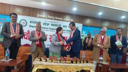 बागमती प्रदेश सहकारी संघको पाँचौँ वार्षिक साधारणसभामा विभिन्न विधामा सम्मान