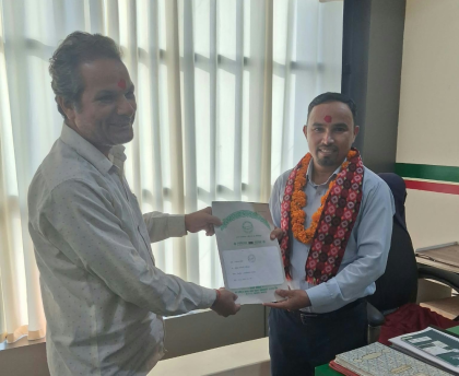 राष्ट्रिय साकोस कञ्चनपुरको सिइओमा धर्मराज जोशी नियुक्त 