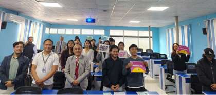 पोखरा रोयल साकोसको विद्यार्थीहरुसँग अन्तरक्रिया कार्यक्रम