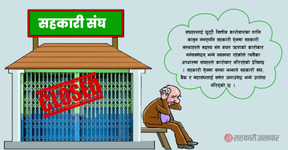 सहकारी अध्यादेशले रन्थनीय बचत संघहरु